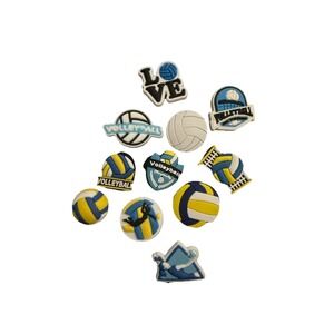 Croc‎ Charms Volleyball LOT of 11 Jibbitz